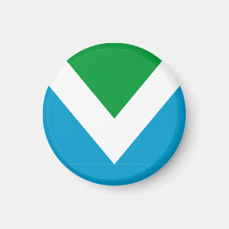 International vegan flag magnet