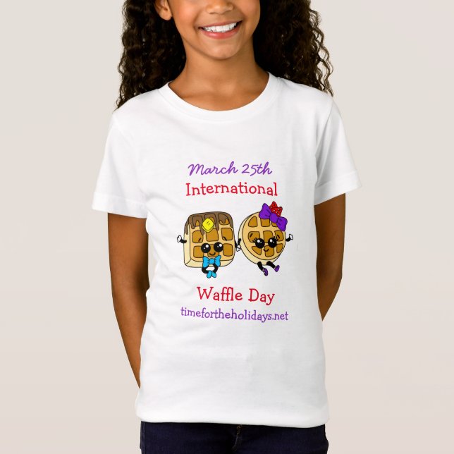 International Waffle Day T-Shirt (Front)