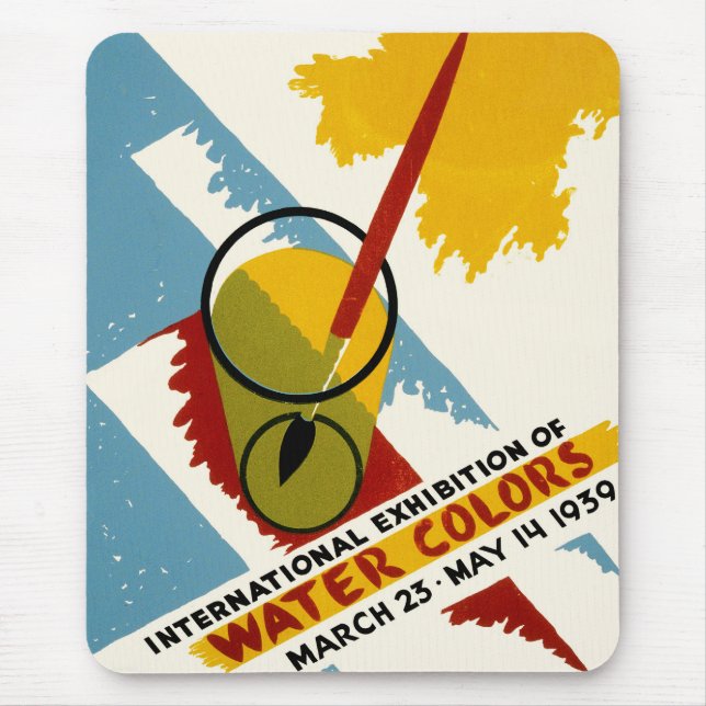 International Water Colour Exhibition Mouse Pad (Front)