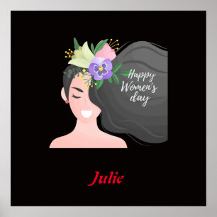 International woman day women’s poster