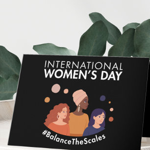 International Women’s Day 2026 Balance The Scales Holiday Card