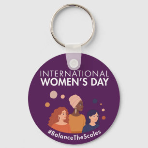 International Women’s Day 2026 Balance The Scales Key Ring