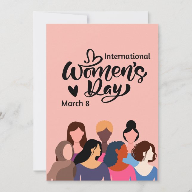 International Women’s Day 2026 Holiday Card (Front)