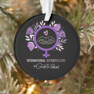 International Women’s Day 2026 March 8 Ornament