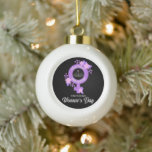 International Women’s Day March 8 Ceramic Ball Christmas Ornament<br><div class="desc">International Women’s Day March 8</div>