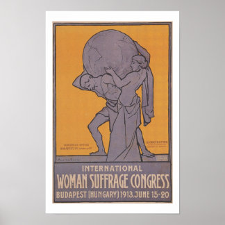 International Women Suffrage Congress Poster