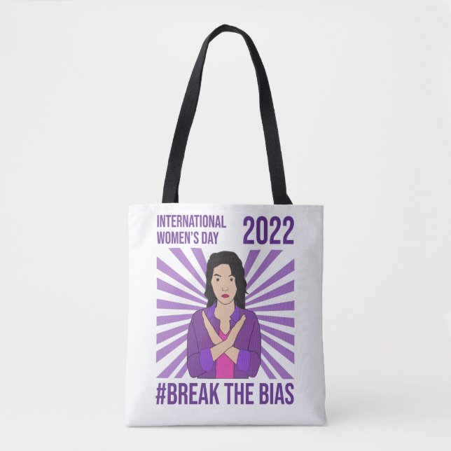 INTERNATIONAL WOMEN'S DAY 2022 #BREAK THE BIAS TOTE BAG (Front)