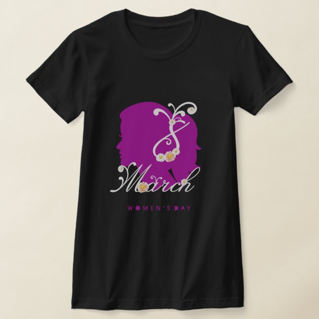 International Women's Day 2024: Empowering Women,  T-Shirt (Laydown)