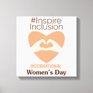 International Women's Day 2024 Inspire Inclusion Canvas Print