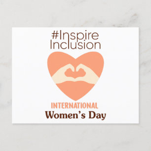 International Women's Day 2024 Inspire Inclusion  Holiday Postcard