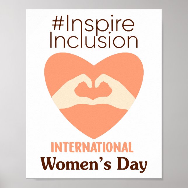 International Women's Day 2024 Inspire Inclusion  Poster (Front)
