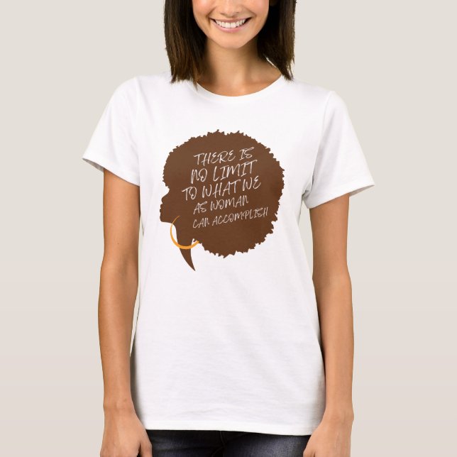 International women's day 2024 woman silhouette T-Shirt (Front)