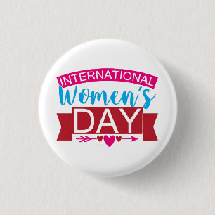 International Womens Day 3 Cm Round Badge