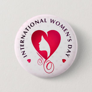 International Women's Day 6 Cm Round Badge
