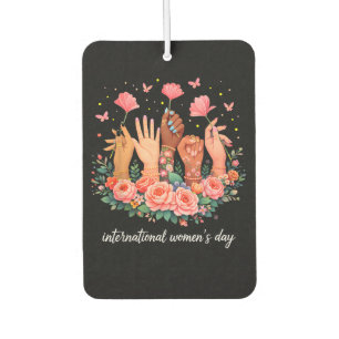 International Women's Day 8 March 2026 Car Air Freshener