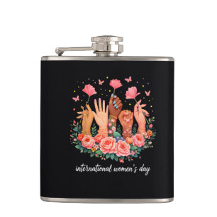 International Women's Day 8 March 2026 Hip Flask