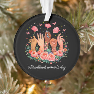 International Women's Day 8 March 2026 Ornament