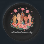 International Women's Day 8 March 2026 Paper Plate<br><div class="desc">International Women's Day 8 March 2026</div>