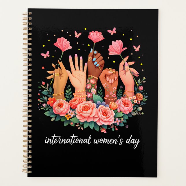 International Women's Day 8 March 2026 Planner (Front)