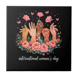 International Women's Day 8 March 2026 Tile