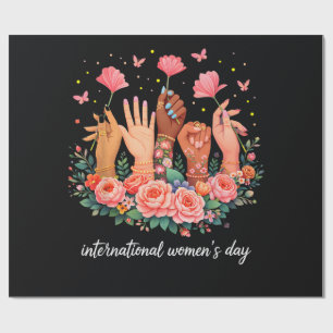 International Women's Day 8 March 2026 Wrapping Paper