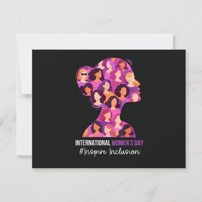 International Women's Day 8 March  Invitation (Front)
