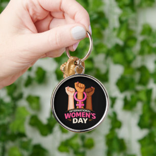 International Women's Day 8 March Key Ring