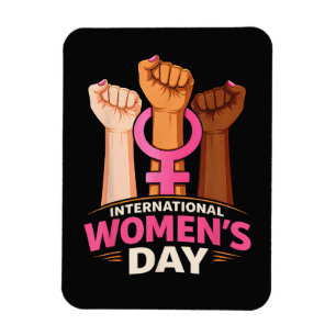 International Women's Day 8 March Magnet