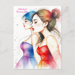 International Women's Day 8 March Postcard