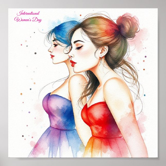 International Women's Day 8 March  Poster (Front)