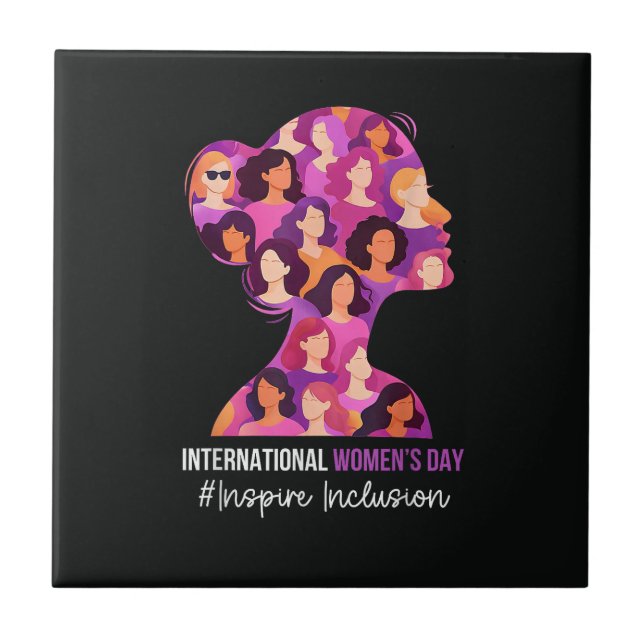 International Women's Day 8 March  Tile (Front)