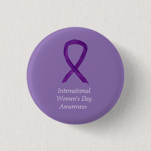International Women's Day Awareness Custom Pins