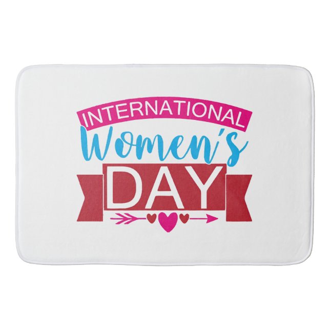 International Womens Day  Bath Mat (Front)