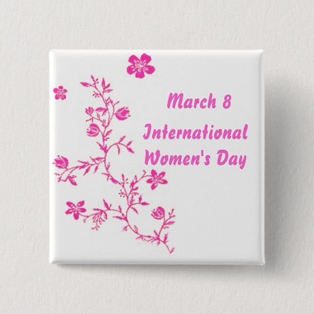 International Women's Day Button (Front)