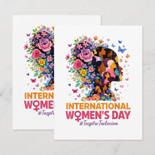 International Women's Day Card (Front/Back)