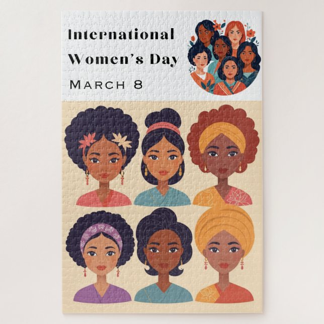 International Women's Day Celebrate March 8 Jigsaw Puzzle (Vertical)