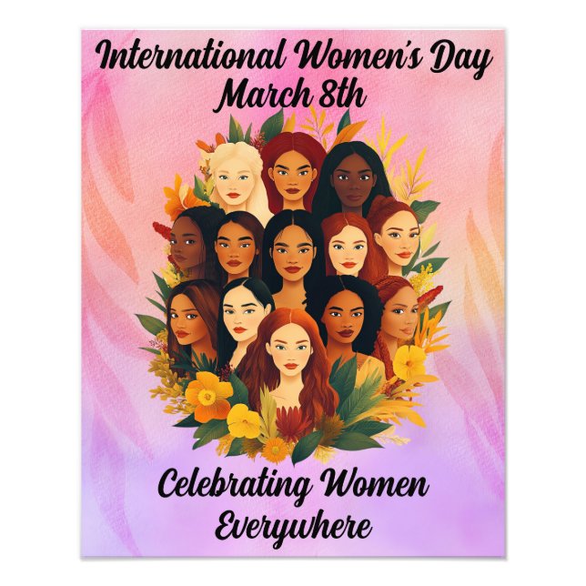 International Women's Day - Celebrate Women Photo Print (Front)