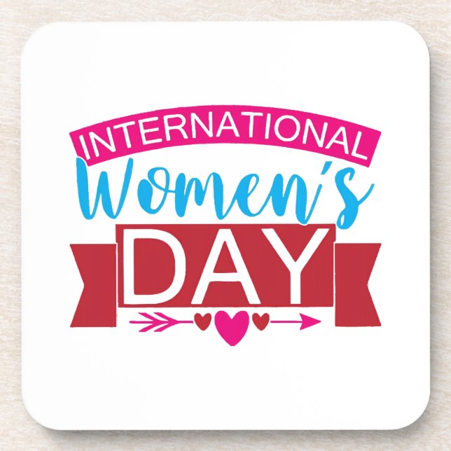 International Womens Day  Coaster (Front)