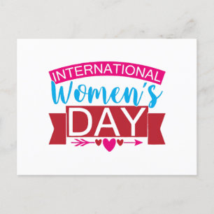 International Womens Day  Holiday Postcard