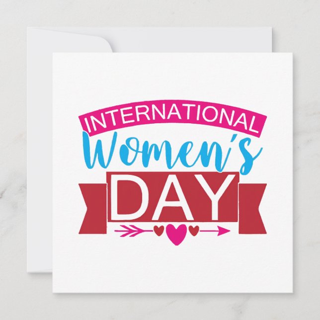 International Womens Day  Invitation (Front)