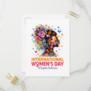 International Women's Day Invitation Postcard