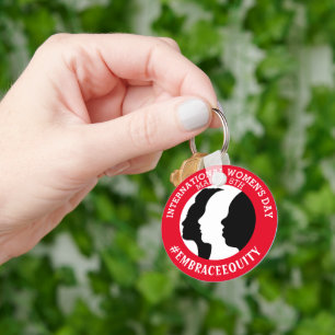 International Women's Day is March 8th  Key Ring