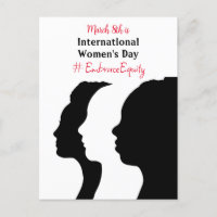 International Women's Day is March 8th  