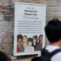 International Women's Day is March 8th Poster