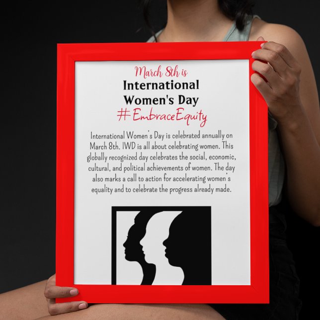 International Women's Day is March 8th  Poster (Creator Uploaded)