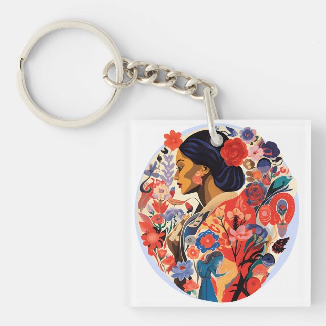 International Women's Day Key Ring (Front)