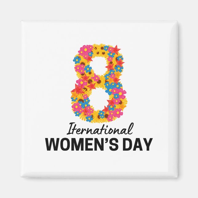 INTERNATIONAL WOMEN'S DAY MAGNET (Front)