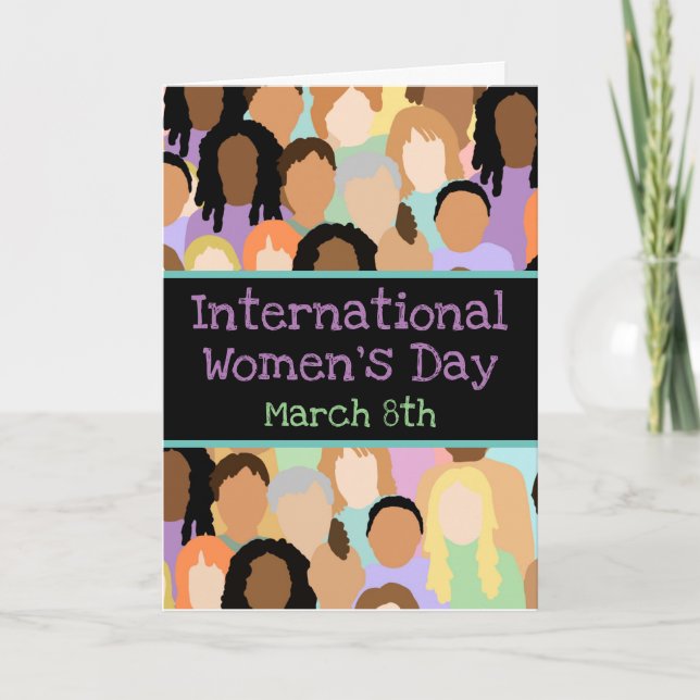 International Women's Day - March 8th  Card (Front)