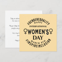 International Women's Day | March 8th Equality