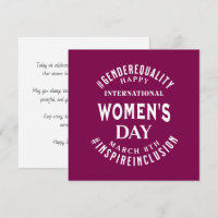 International Women's Day | March 8th Equality